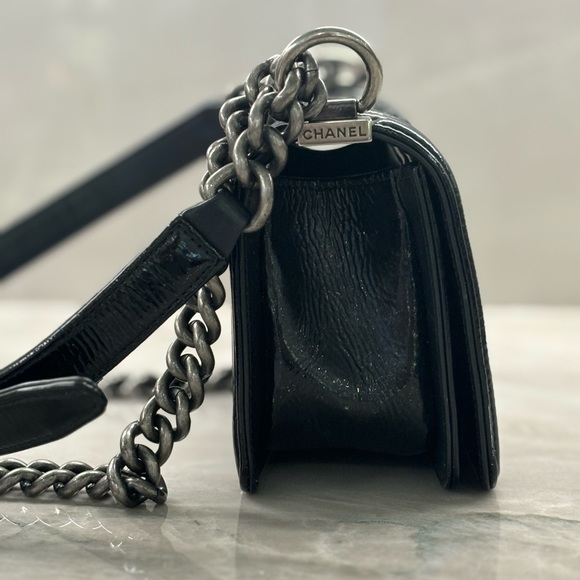 Chanel Small Boy Bag Python - Picture 7 of 11